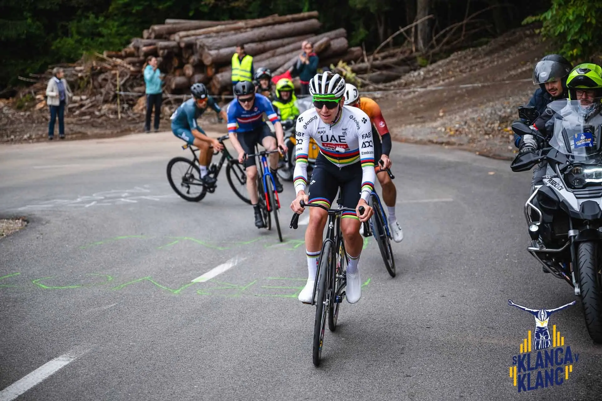 Tadej Pogačar beaten in Slovenia one week after fifth Tour de France victory