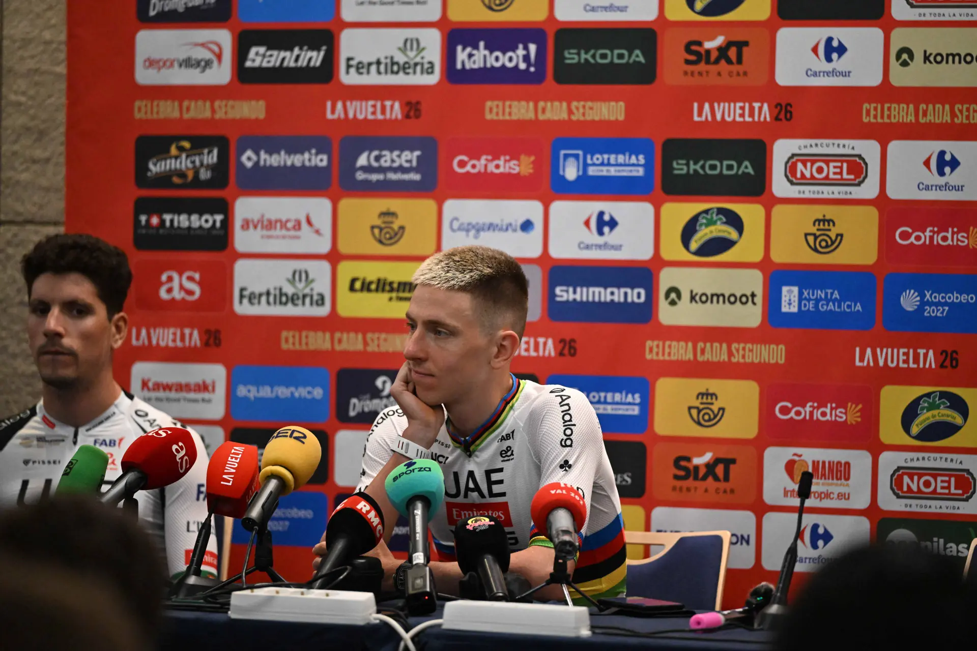 Tadej Pogačar vents frustration at the pre-Vuelta a España press conference: 'Isn’t worth answering'