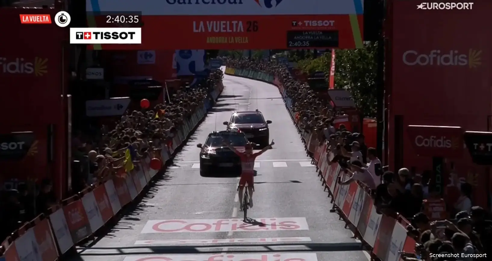 Tadej Pogačar seals the Vuelta a España with a monstrous solo attack in Andorra, sensational Widar 2nd
