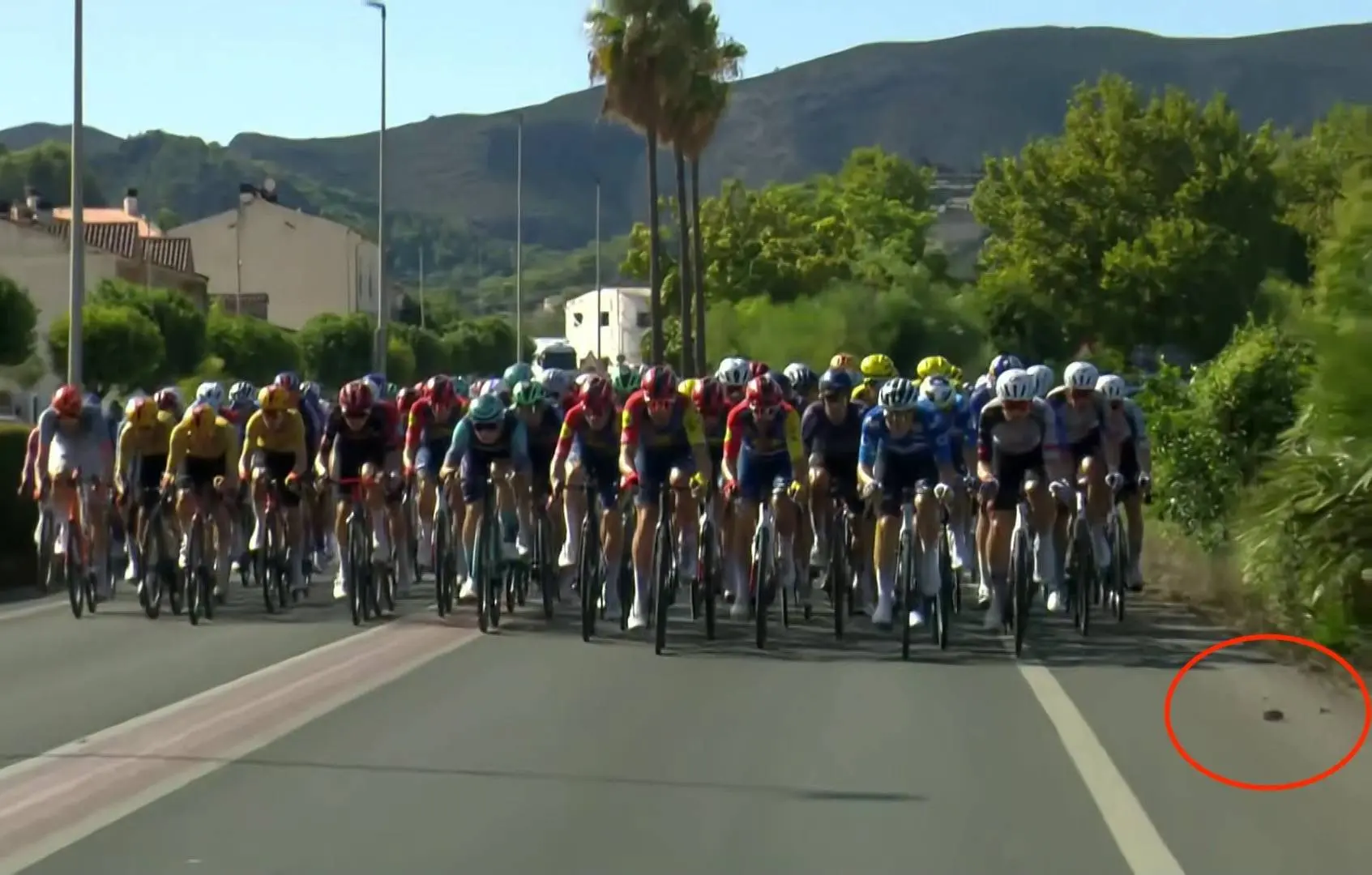 A rock on the road may have brought an end to Tadej Pogacar's Vuelta a España (and season)