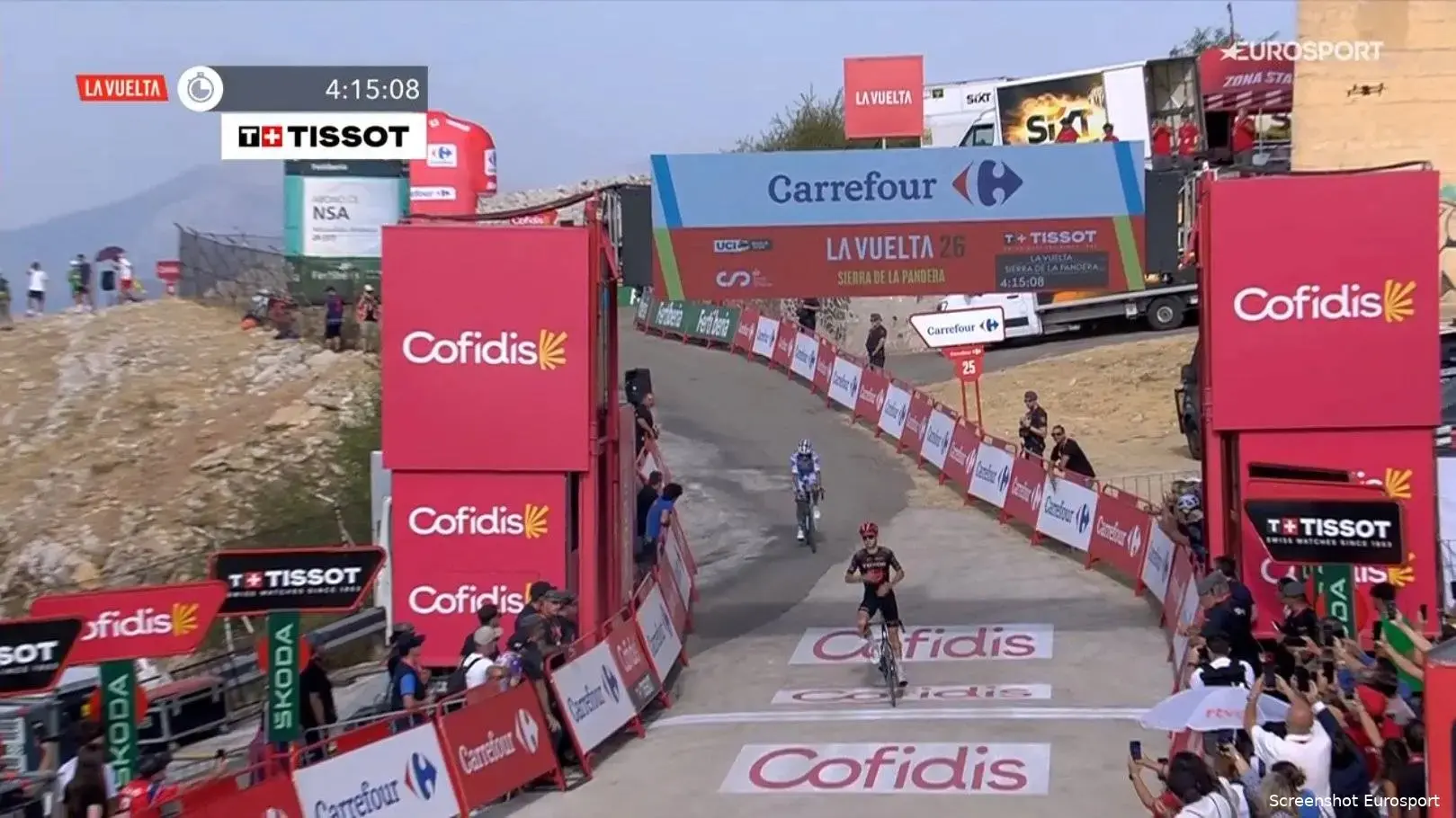 Brenner wins Vuelta mountain stage, Mas goes further into red: this is how the Vuelta stage to Sierra de la Pandera unfolded