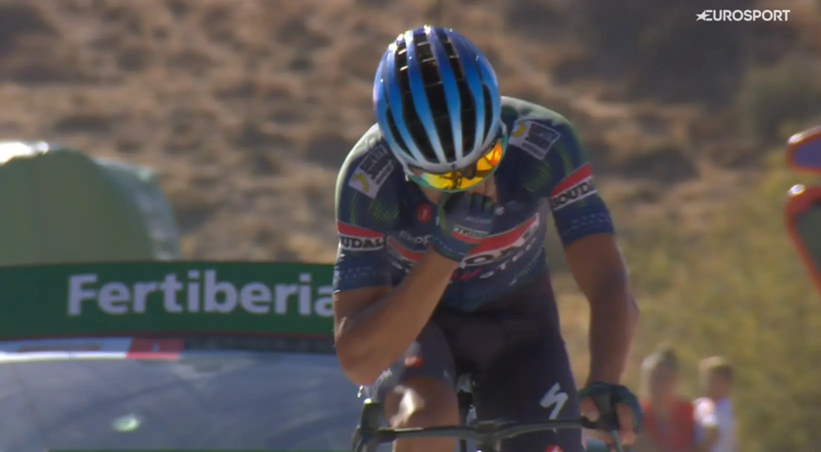 Mikel Landa in tears after ending seven-year wait for Vuelta stage win: ‘It was my last chance’