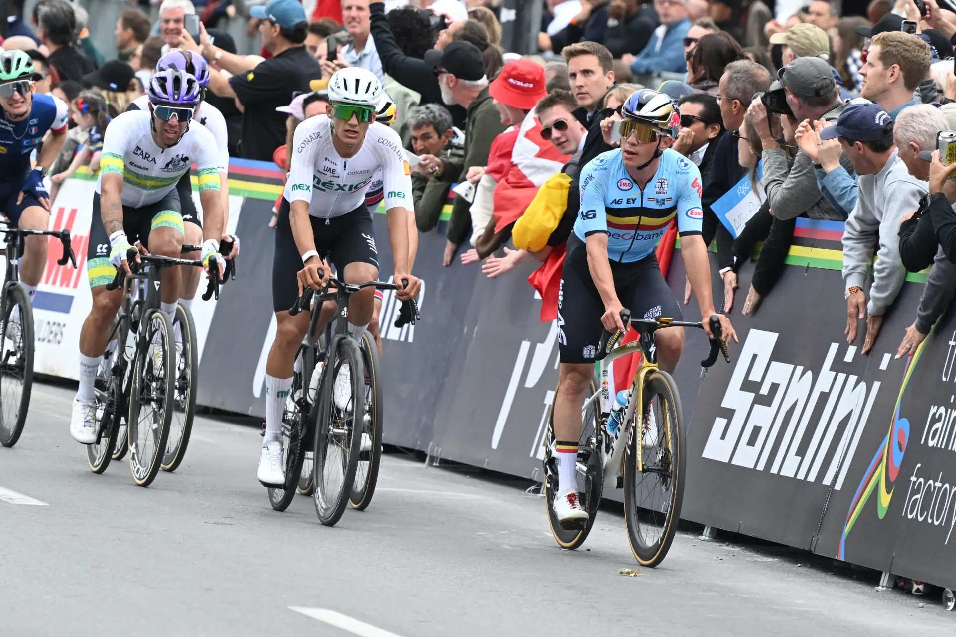 Evenepoel had a tough World Championships: 'From the very first lap, I could tell I wasn't having a good day'