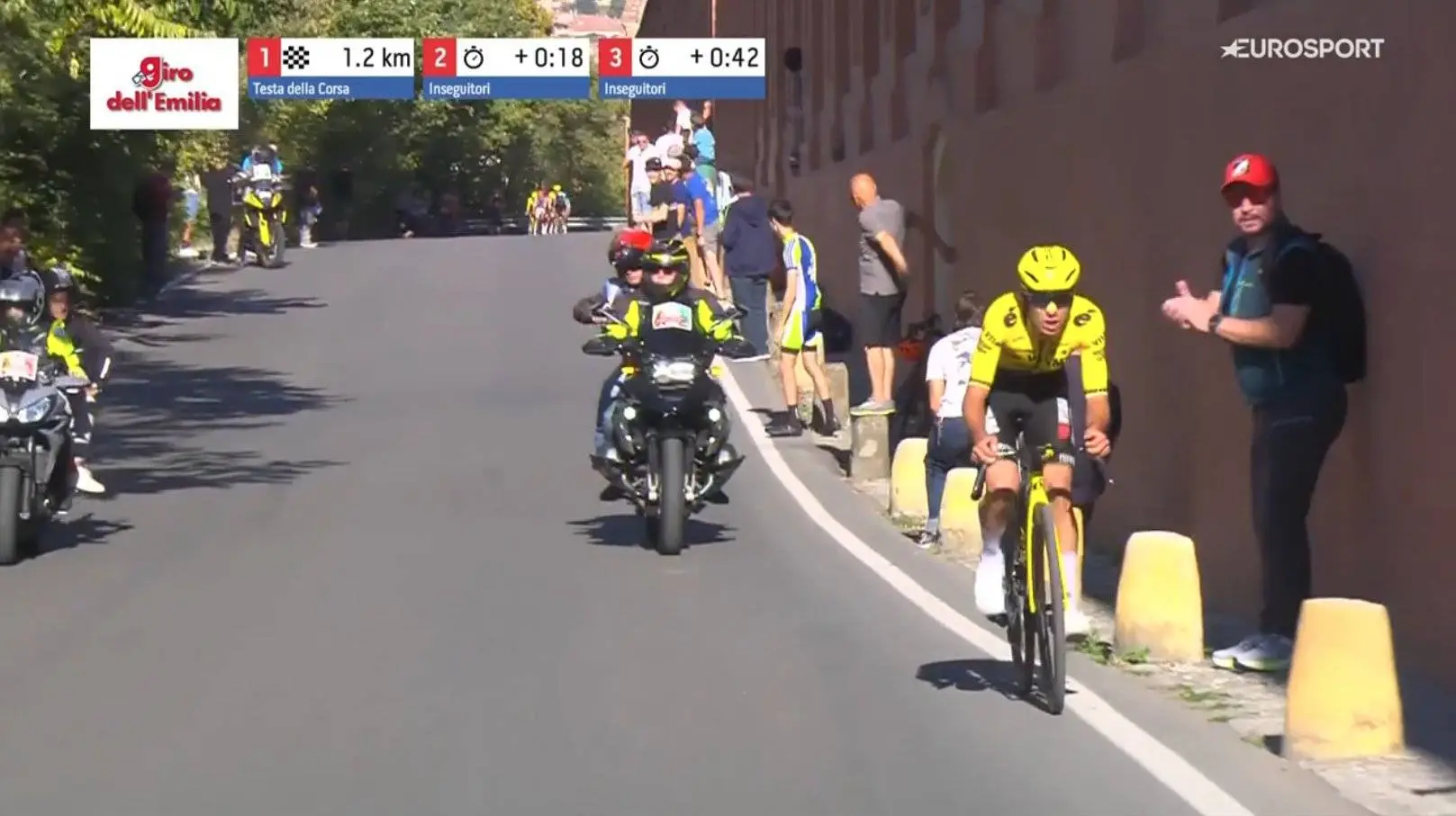 Pidcock misses again as Visma's Piganzoli takes resounding victory at Giro dell'Emilia with perfect attack