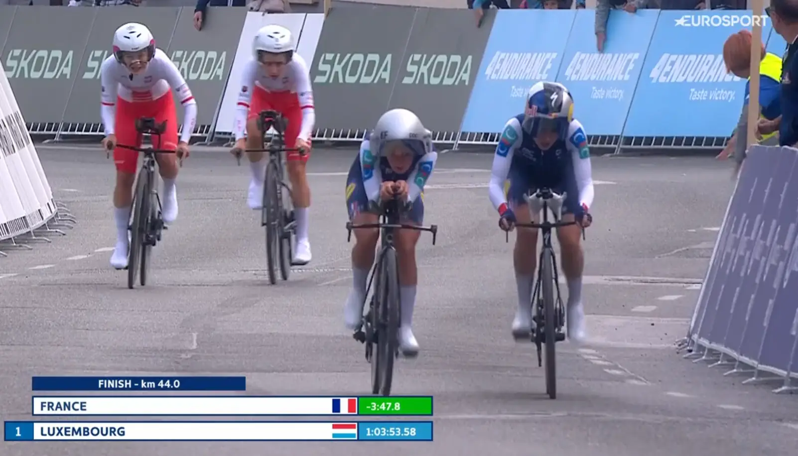 World Champions Italy defeated by a powerhouse French team at the European Championships Mixed Relay