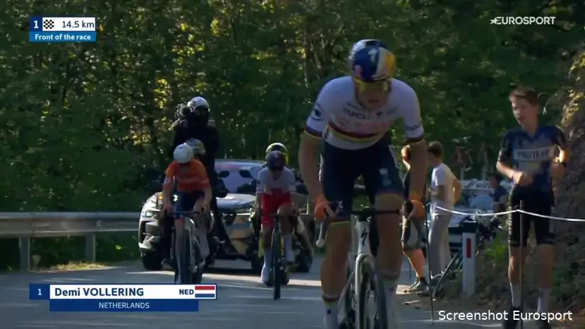 Vollering adds the Women’s European Championships road race jersey to her rainbow wardrobe