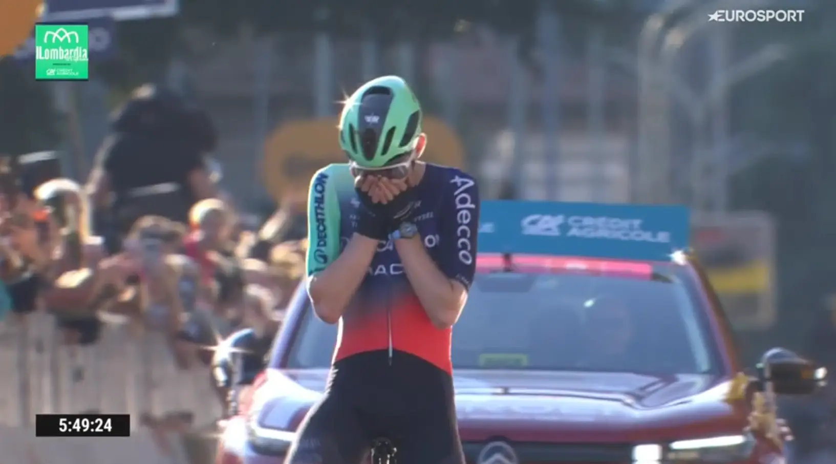 An overjoyed Paul Seixas wins his first Monument and takes an Il Lombardia record: 'I had a feeling'