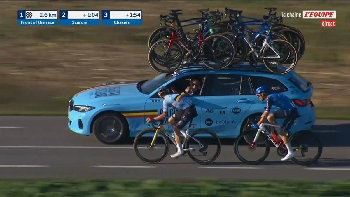 Evenepoel's national team coach on European Championships: What was said in the final stretch?