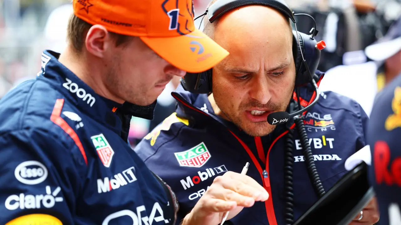 max verstappen gianpiere lambiase gp belgie 2023f1690874453