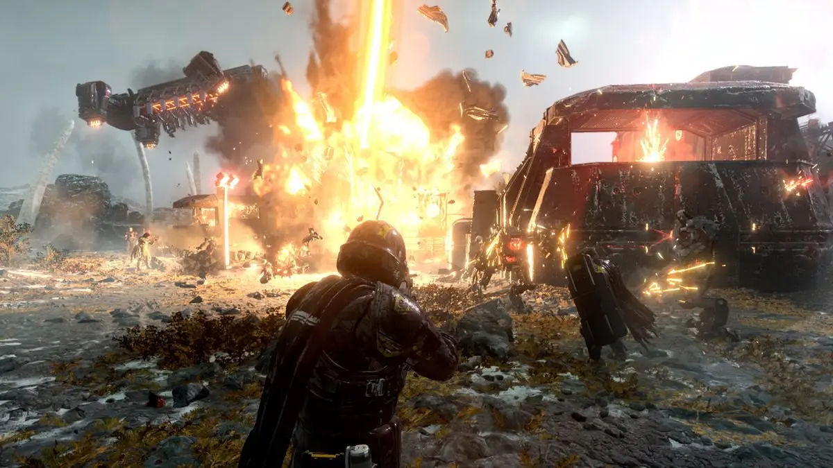 PlayStation besluit toch om controversiële Helldivers 2 update niet door te voeren