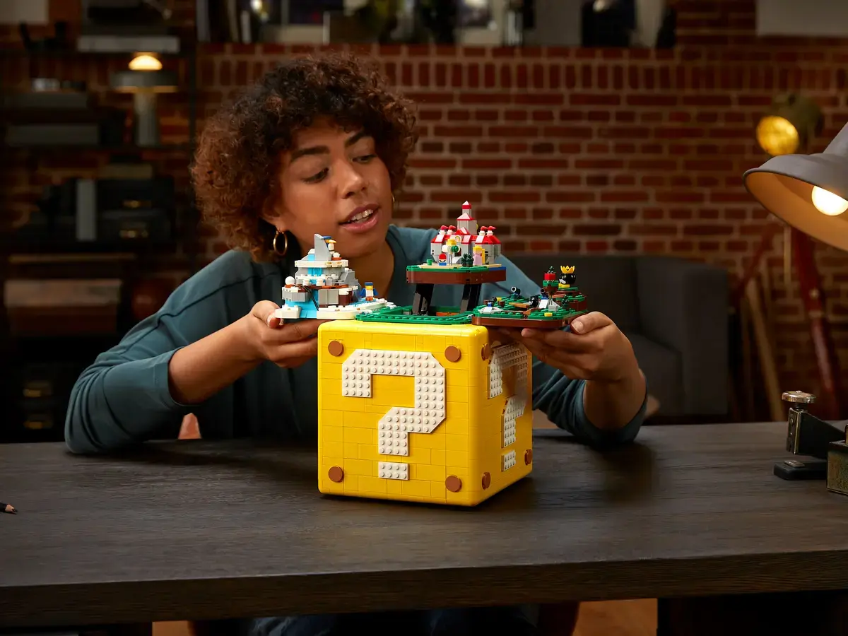 LEGO-fan maakt eigenaardig, maar leuk Mario bouwwerk