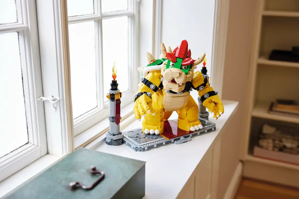 LEGO Bowser set te duur? Fan maakt een veel kleinere versie