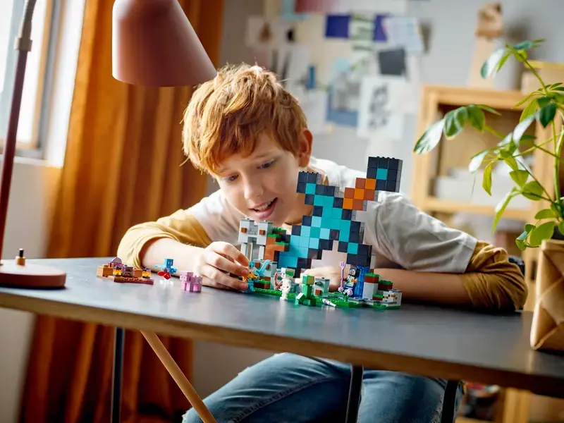 lego minecraft sword outpost