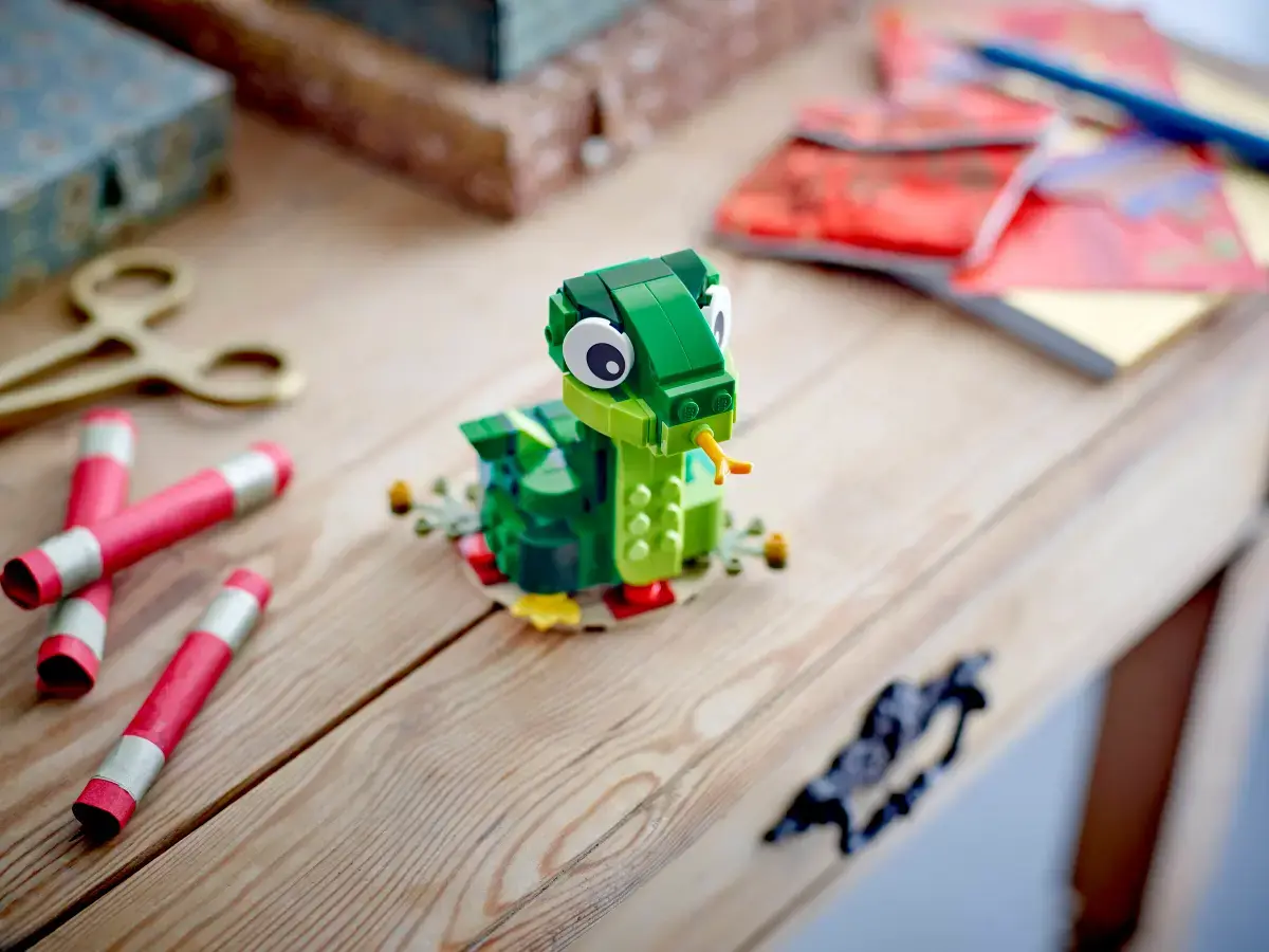 LEGO geeft een toepasselijk diertje cadeau