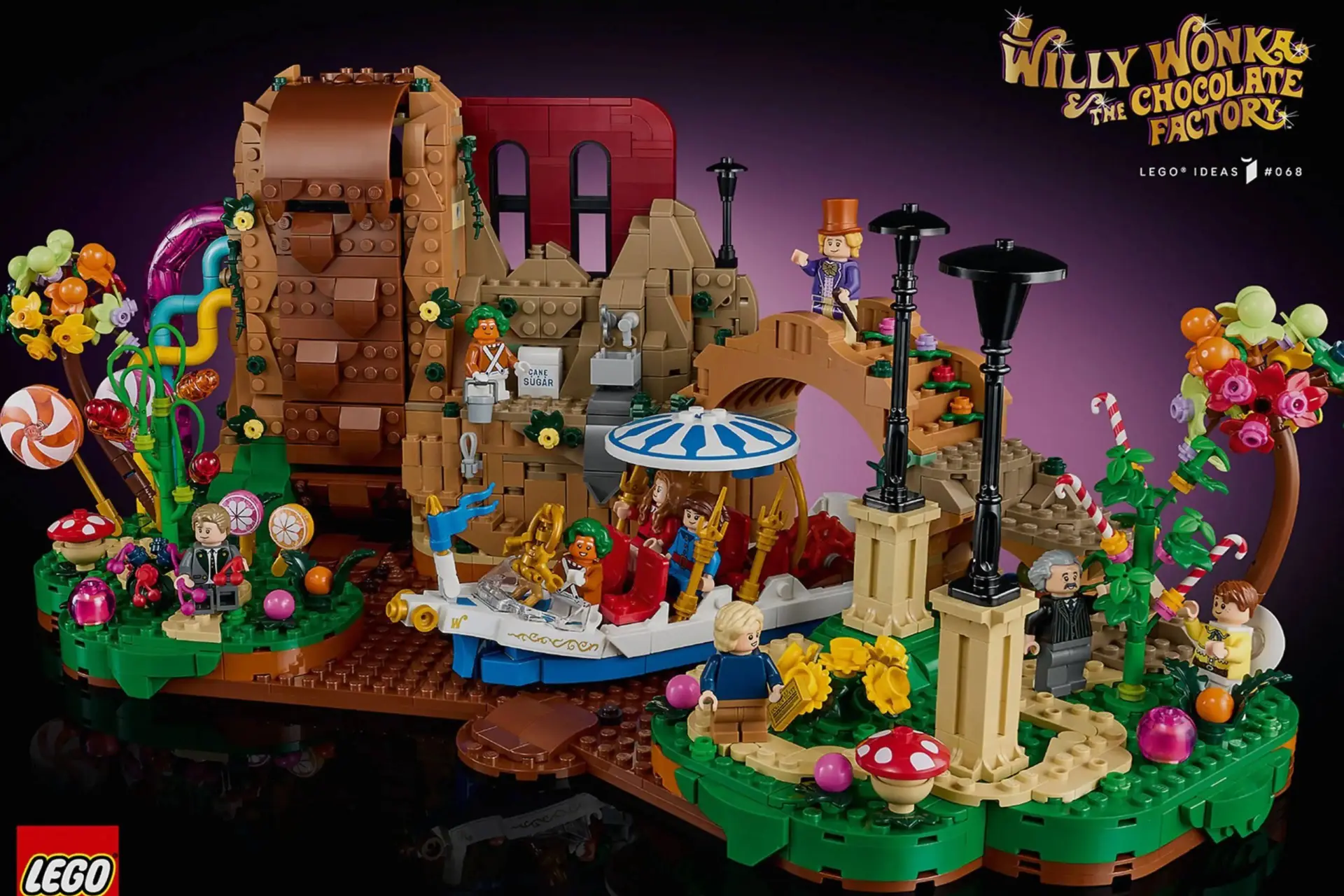 LEGO Willy Wonka set breekt internet: zo ziet de chocoladefabriek eruit!