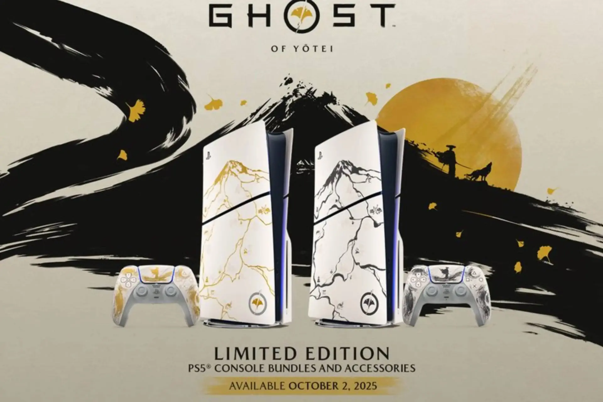 Ontdek de limited edition Ghost of Yōtei PS5 bundels en laat ze niet aan je voorbijgaan