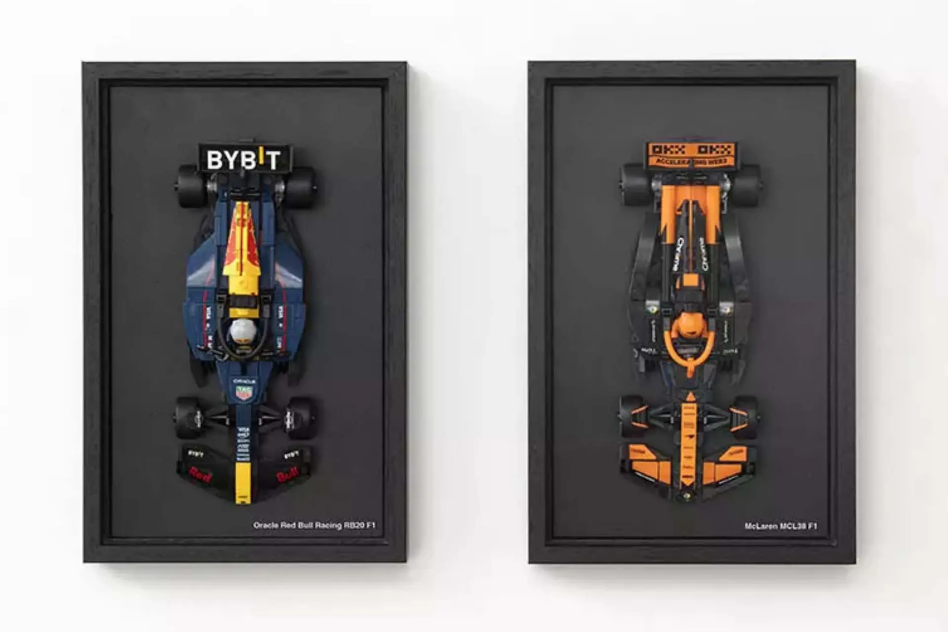 Met een Brickframe hang je je LEGO-set aan de muur