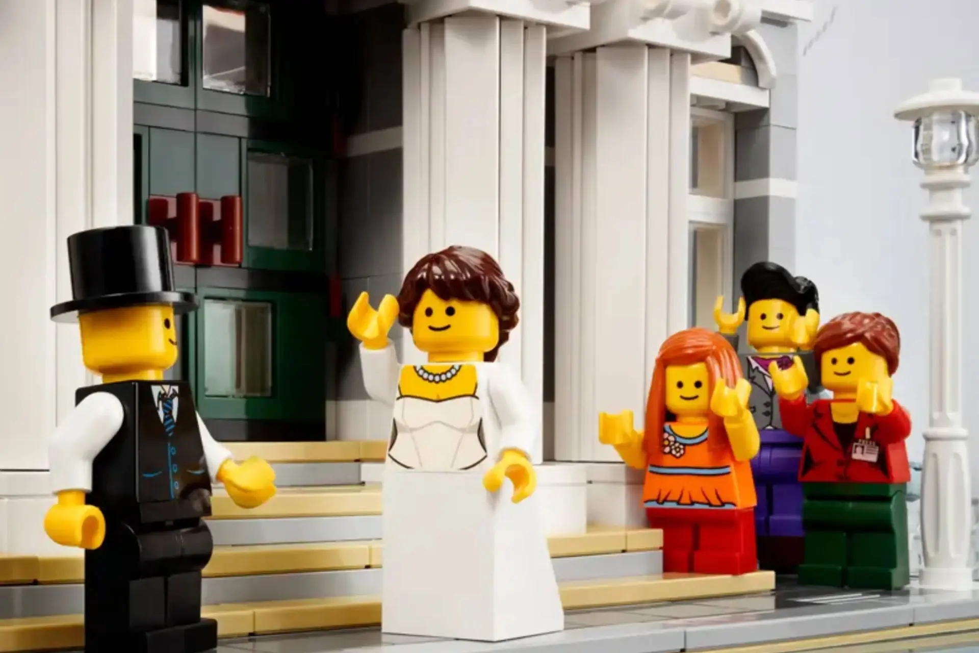 LEGO gemeentehuis close up