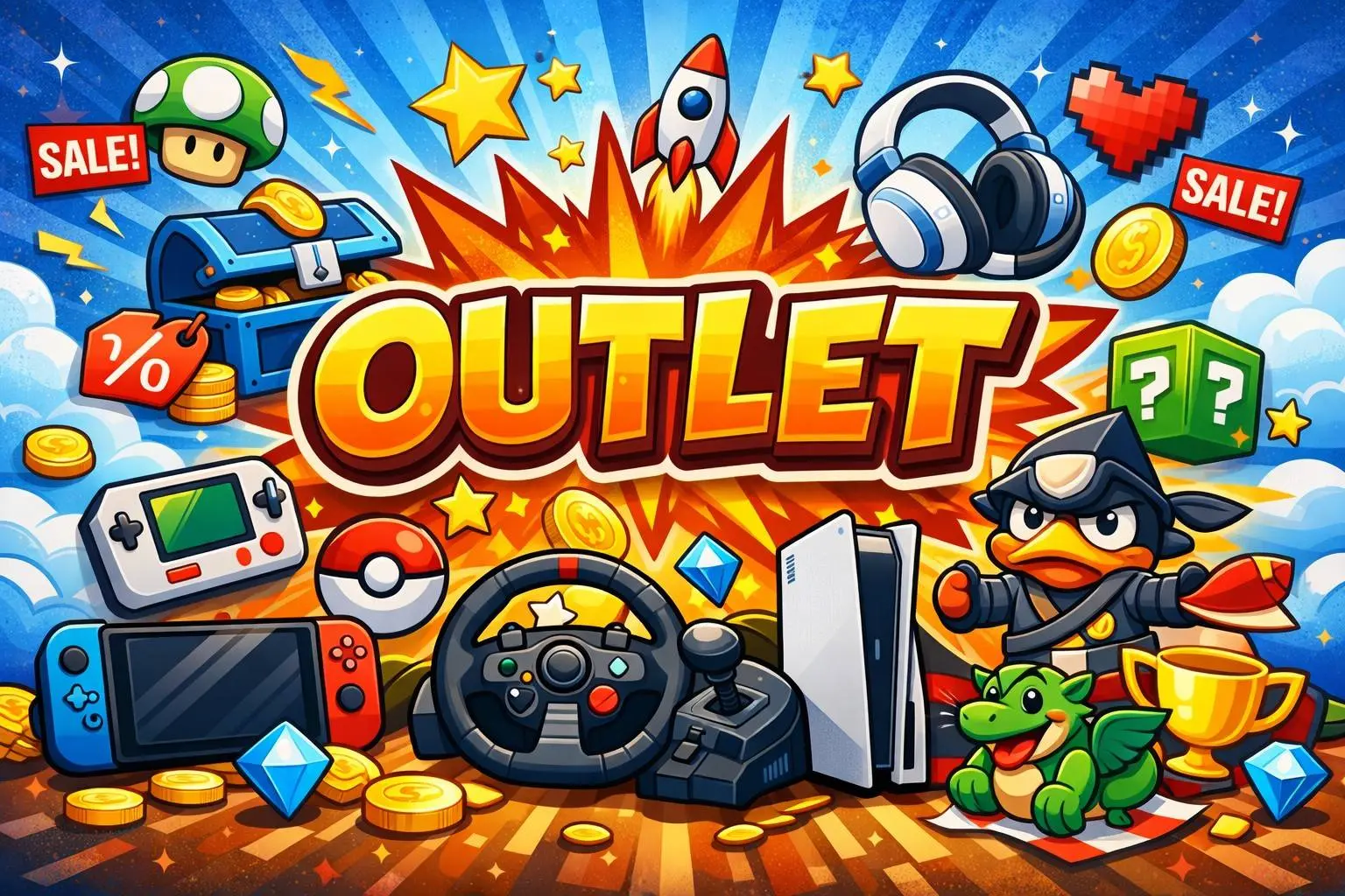 Bol stunt met grote outlet verkoop: dit zijn de gaming deals