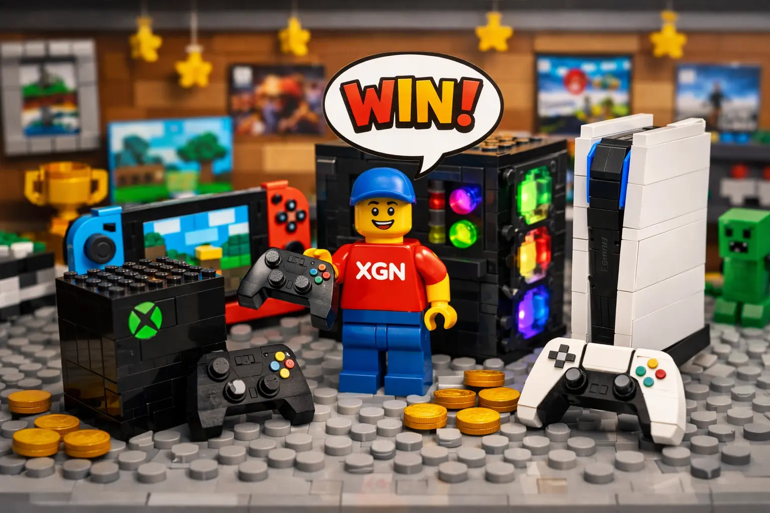 Prijsvaag: Kies jouw prijs - LEGO set of favoriete game gratis winnen!
