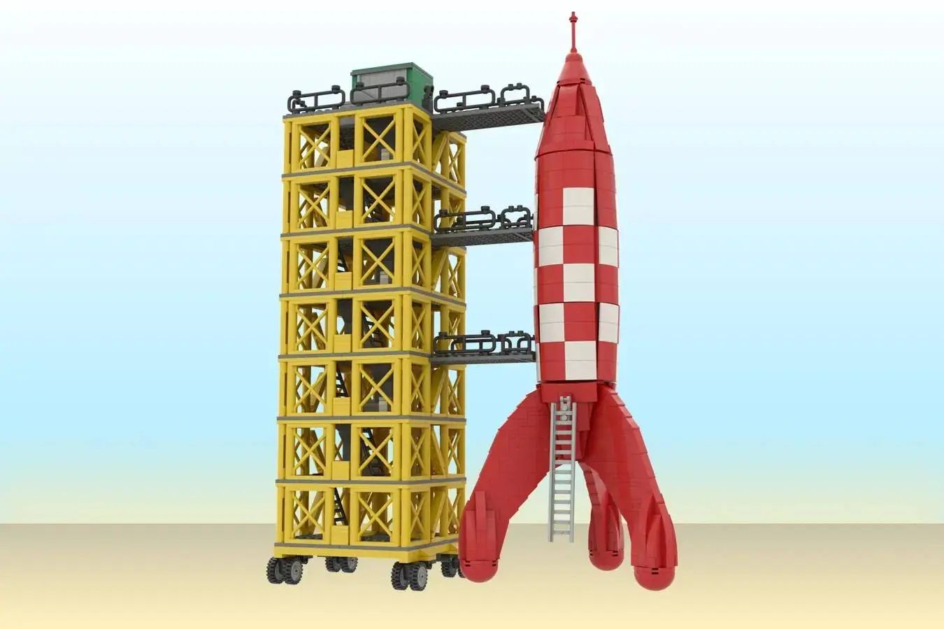 Zo scoor je meteen korting op de LEGO Ideas Tintin maanraket-set