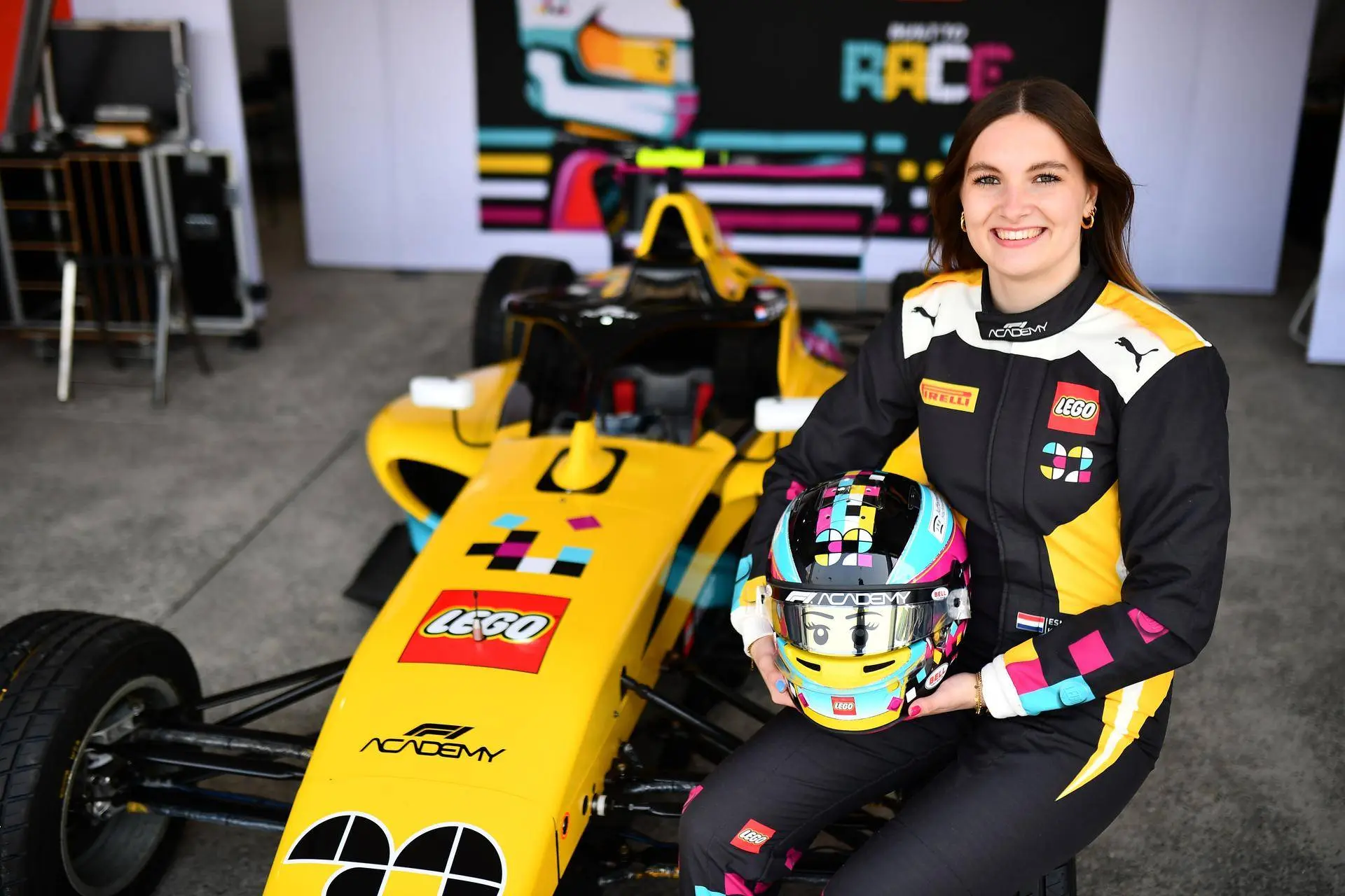Nederlandse coureur racet dit weekend in bizarre LEGO F1-auto