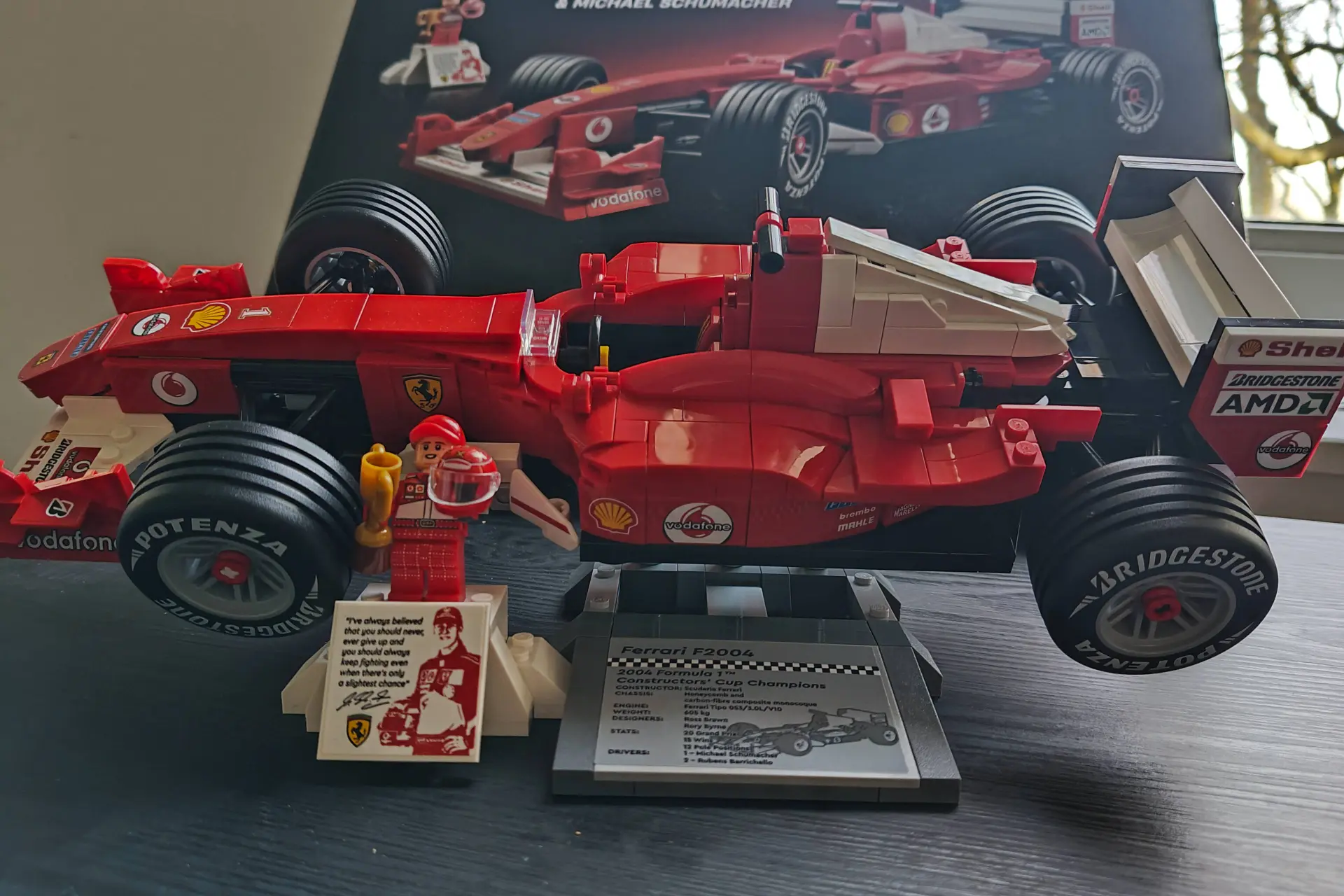 LEGO Ferrari F2004 en Michael Schumacher Review – Rode snelheidsduivel brengt vermaak!