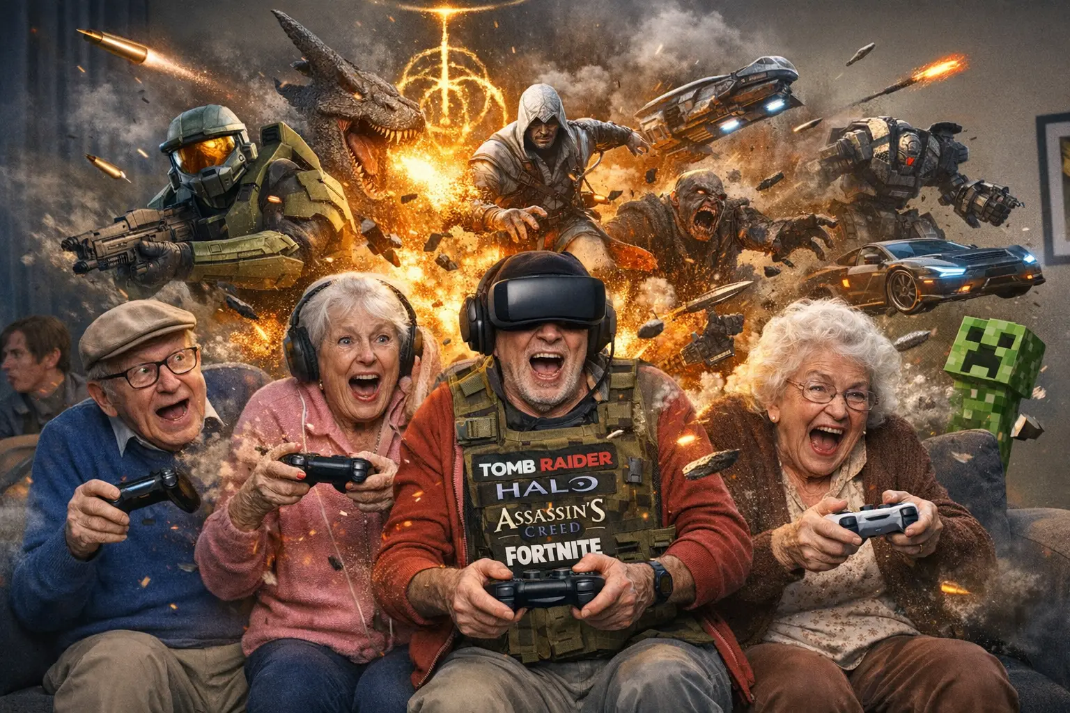 Stoppen met gamen na je 50e? Echt niet!