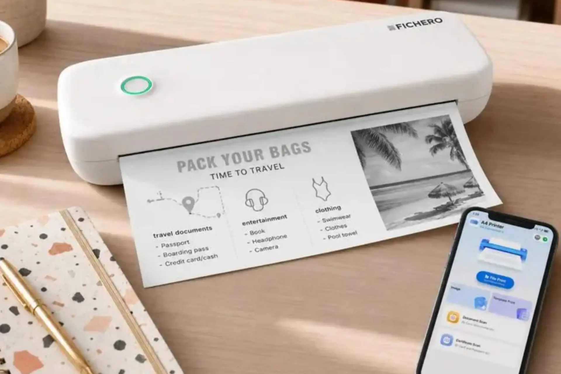 Update - Ken je deze handige Action gadget al? Deze printer past gewoon in je tas