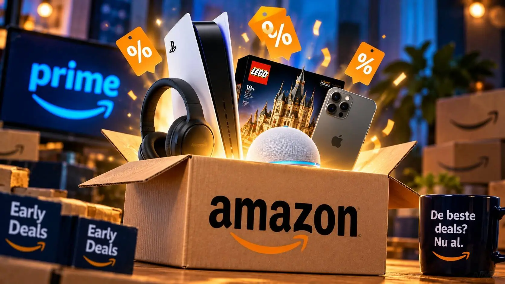 Amazon wacht niet tot oktober: deze flinke kortingen kun je nu al scoren