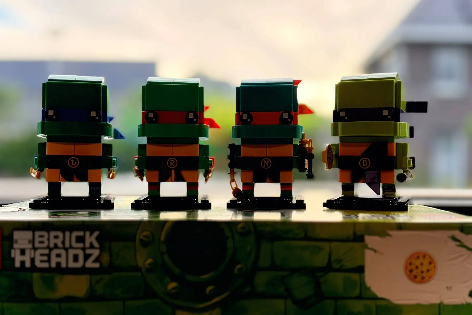 LEGO Turtles Brickheadz front