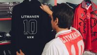 Ajax eert 'Finse grootmeester' Litmanen met gloednieuwe kledingcollectie