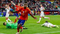 Spanje boekt ruime zege op Georgië en bereikt kwartfinale EK