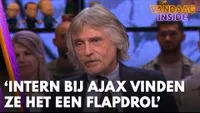 Vandaag Inside | Johan Derksen: 'Intern bij Ajax vinden ze het een geweldige flapdrol'