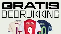 Gratis bedrukking bij een Ajax-shirt? Dit kan tot en met zondag 1 maart!