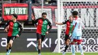 Strijd om plek twee in Eredivisie volledig open na gelijkspel tussen NEC en Feyenoord