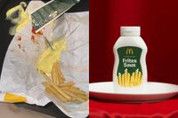 Dit wil je: McDonald's komt met fritessaus in fles