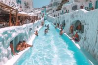 Mensen denken dat AI foto echt is en nu wil iedereen op vakantie naar Santorini in Griekenland