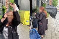 Paraplumevrouw laat haar woedeprobleem los in Amsterdam
