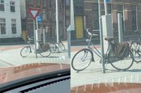 Bijen hebben fiets in Arnhem ingenomen