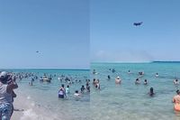 Lockheed Martin F-35B komt ook even chillen op het strand van Miami Beach