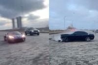 Straatrace eindigt in ellende voor bestuurder van gehuurde Chevrolet Corvette Stingray