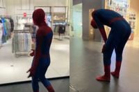 Bleke imitatie van Spider-Man moet even langs Specsavers