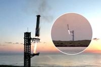 Awesome: Het is SpaceX gelukt om draagraket voor het eerst te vangen met mechanische grijparmen