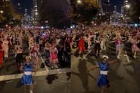 Thriller Walk 2024 tijdens de Halloween Parade in New York was weer legendarisch