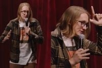 Stand-up comedian Ryan Goodcase laat zien dat het met zijn timing wel goed zit