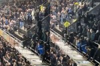 Heracles-Groningen was LIT: Wedstrijd gestaakt, fan valt van tribune en supporters aan het matten