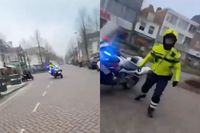 Ondertussen in Beverwijk: Twee meisjes op gestolen scooter op de vlucht