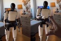 Tesla Optimus Robot heeft foefje om nooit te verliezen met Steen, papier, schaar