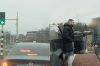 Undercover politie haalt Kosso met Cybertruck toch even van de weg